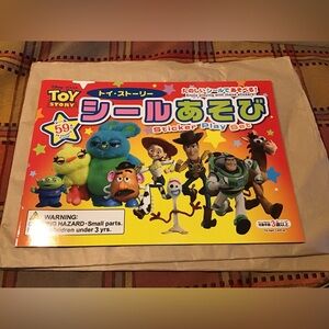 Daiso japan disney pixar Toy Story sticker play set -NEW